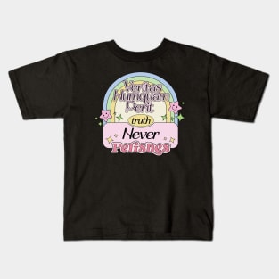 Truth Never Perishes in Latin Phrase Veritas Numquam Perit Kids T-Shirt